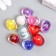 Busina Acryl with the undersized hole "Heart - Color inside" NR 10 Color 1,2x1.8x1.4 cm 78926