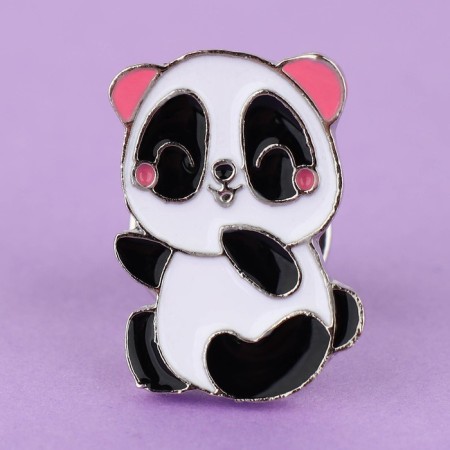Metal icon "Panda" 1.4 x 1.7 cm-1