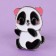 Metal icon "Panda" 1.4 x 1.7 cm