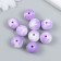 Plastic beads "Divorces. Violet" set 20 g d = 1.6 cm