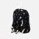 Young backpack from textiles on lightning, 3 pockets, black color