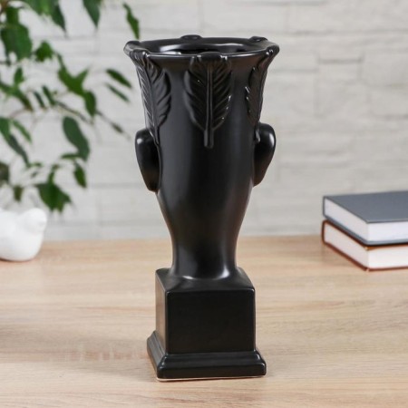 VAZ Ceramics "Nefertiti" 12x25 cm, black-2