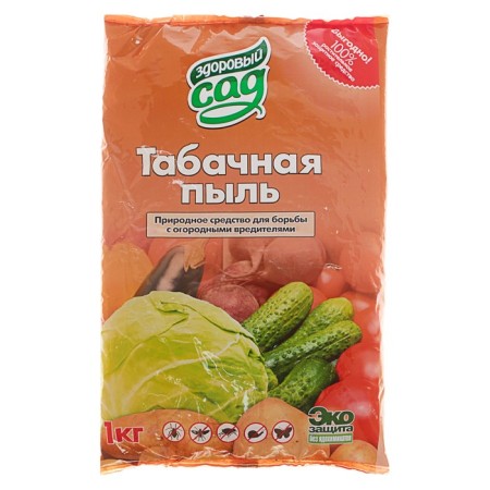 Remedy for insect pests tobacco dust, "healthy garden", 1 kg