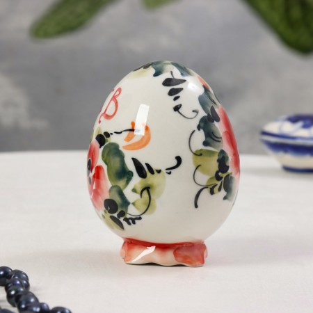 Souvenir "Egg on the legs", gzhel, color, 10x7 cm-1