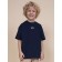 T-shirt for boys, height 110 cm, dark blue color