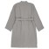 Essential bathrobe, multilayer muslin, size S, color gray color
