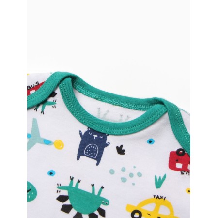 Body baby with long sleeve, white color, height 68 cm-1