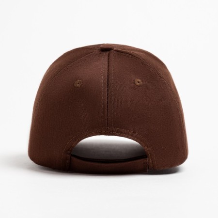 Minaku plain cap, brown color, rr 52-54-2