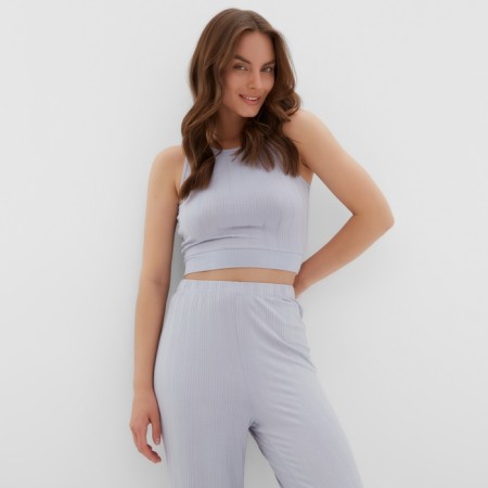 Female pajamas (T -shirt and trousers) Kaftan p. 52-54, blue-6