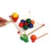 Wooden toy "catch the ball", 7.5 × 9.5 × 16.5 cm