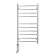 Domoterm electric heated towel rail "Medea" P10, 500x1000 mm, left, chrome