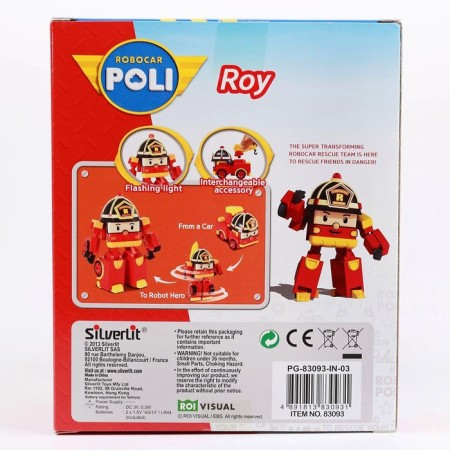 Robot transformer "Roy", with light and instruments, 12.5 cm-1