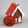 Submissive Sveta "Red House", 9.5x5.5x10 cm, 1 LED, AG10X3 (in set), glow warm white