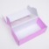 Self -charged box, with a window, lilac, 16 x 35 x 12 cm mix
