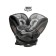 Children's car seat Amarobaby ST-3, ISOFIX class D, group 0+/1/2/3, color gray color