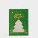 Gift package with the "Christmas tree" window 30 x 22 x 14 cm, green