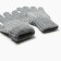 Female gloves, dark gray color, size 18