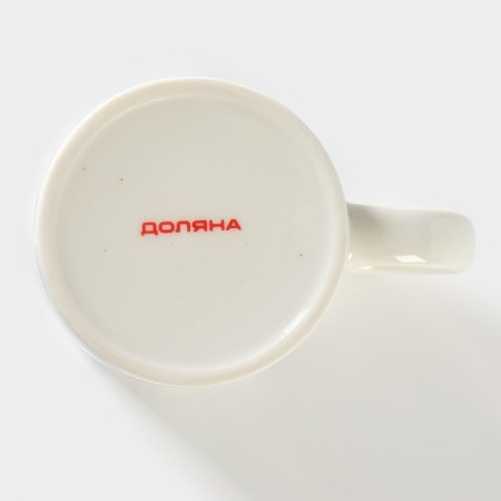 Porcelain share mug "Steel bench press", 320 ml-3