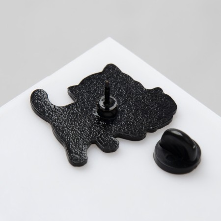 Icon "Cat with a kitten", the color is gray-white in ferrous metal-2