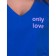 Women's dress Only Love, size 46, cornflower color