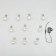 Garland “thread” 3 m with nozzles “light bulbs”, IP20, silver thread, 100 LED, glow of multi, 3.5 V