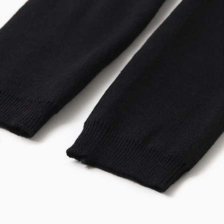 Children's pants minku, black color, height 122 cm-7