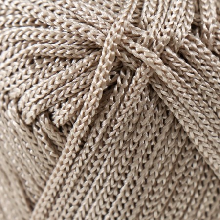 Yarn "Macrame Macrama" 100% polyester 130m/90g (156 gray-beige)-2