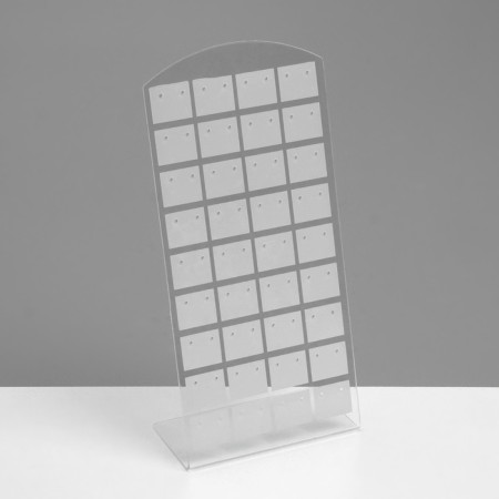 Earrings stand, 36 pairs, 9 × 4.5 × 19 cm, white color-2