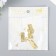 Loop for a casket metal with rounded corners gold set 4 pcs 2.5x2.2 cm