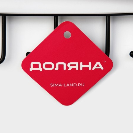 Kitchen holder suspended for 6 objects of the share, 1.5 × 26 × 7 cm, black color-9