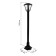 Lamp Garden Era E27, IP44, 40W, 177x187x1120 mm, black