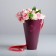 Package for flowers conical round folding on the ribbons “From the Clean Heart”, 15 x 23.3 x 7.5 cm
