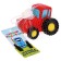 The bath toy "Blue Tractor", red color, 10 cm