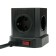 Network filter Cablexpert Twr-9-U4-B-2, 9R, 16A, 4xUSB, 3.1A, 2M, Ur. Protection 4+, black