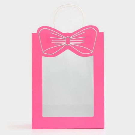 Gift package with the Bant window 26 x 35 x 15 cm, pink-2