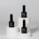 Nail polish gel, set 3 pcs, 10 ml, red, black, white