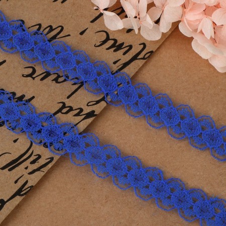 Capricon lace, 15 mm × 10 ± 1 m, blue color-1