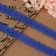 Capricon lace, 15 mm × 10 ± 1 m, blue color