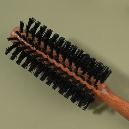 Bracing, d = 2/5 × 22 cm, artificial bristles, color "dark tree"-3