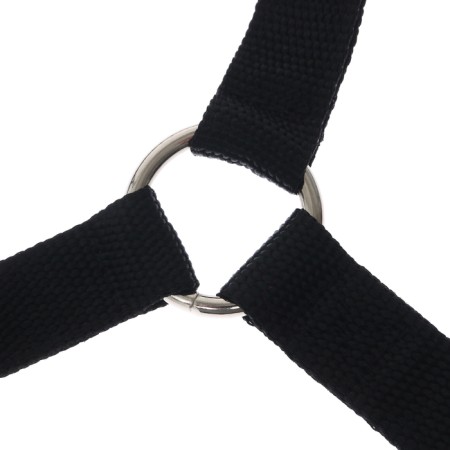 Nylon disin again, adjustable size, black-2