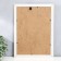 Photo frame Plastic A4 "Waves" white with black 31.5x24.5 cm