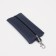 Key of zipper, length 15 cm, ring, carbine, blue color