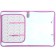 Plastic folder with A4 handles, on lightning, cold heart