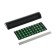 Cartage plate, for a phone number with a lid, black