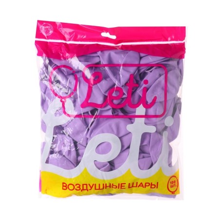 Latex ball 12 "Makarun", set of 100 pcs., Lilac color-3