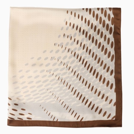 Women's scarf minku rr 70*70 cm, col. brown-2