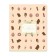 Notebook 24 sheets in a cage "Sweets", cover covered paper, mix