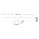 Decorative backlight by Arte Lamp Lines A2029AP-1GO, LED, 10 W, 7x10x84 cm, 600 lm, golden