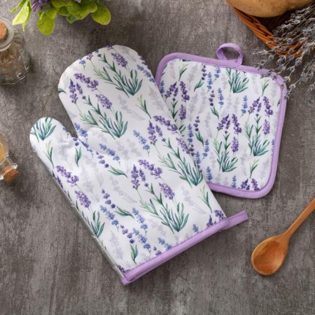 Kitchen set of the Provence Dauline Square 17x17 cm, sleeve 26x16 cm, 100% p/e