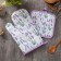 Kitchen set of the Provence Dauline Square 17x17 cm, sleeve 26x16 cm, 100% p/e
